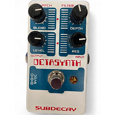 Used Subdecay OCTASYNTH Effect Pedal
