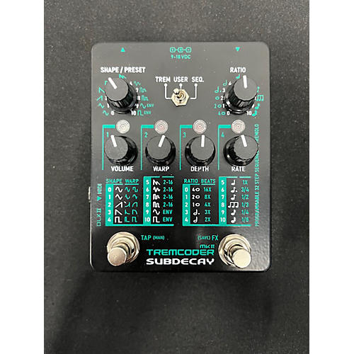 Subdecay Used Subdecay Tremcoder 2 Black 2024 Effect Processor