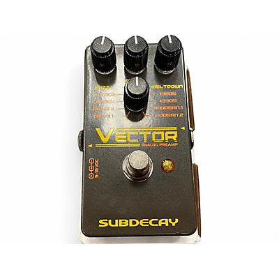 Used Subdecay VECTOR ANALOG PREAMP Effect Pedal