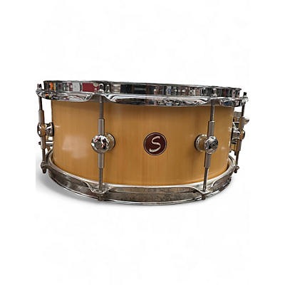 Sugar Percussion Used Sugar Percussion 14X6 Alaskan Cedar Snare Natural Yellow Cedar Drum