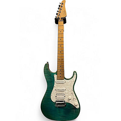 Used Suhr C1 Ocean Blue Solid Body Electric Guitar