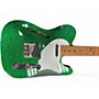Used Suhr CUSTOM CLASSIC T EDDIE'S EXCLUSIVE GREEN SPARKLE Solid Body Electric Guitar GREEN SPARKLE