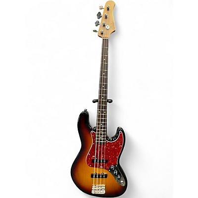 Used Suhr Classic J 3 Tone Sunburst Electric Bass Guitar
