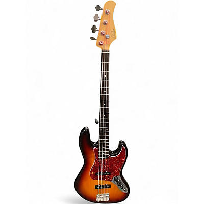 Used Suhr Classic J 3 Tone Sunburst Electric Bass Guitar