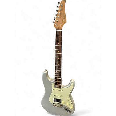 Used Suhr Classic S Antique HSS Light Aged Inca Silver Solid Body Electric Guitar