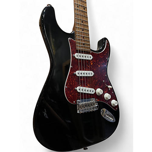 Used Suhr Classic S Antique ROASTED  FLAME MAPLE Black Solid Body Electric Guitar Black