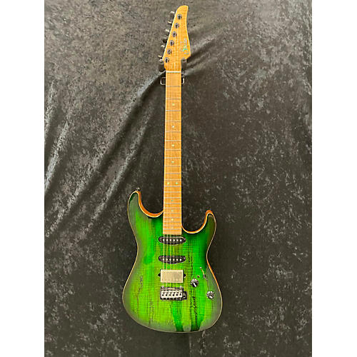 Suhr Used Suhr MODERN STANDARD TR GREENBURST Solid Body Electric Guitar TR GREENBURST