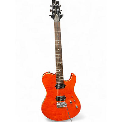 Used Suhr OSO Short-Scale Trans Orange Solid Body Electric Guitar