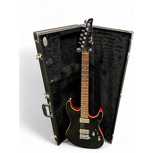 Used Suhr PETE THORN SS STANDARD Black Solid Body Electric Guitar Black