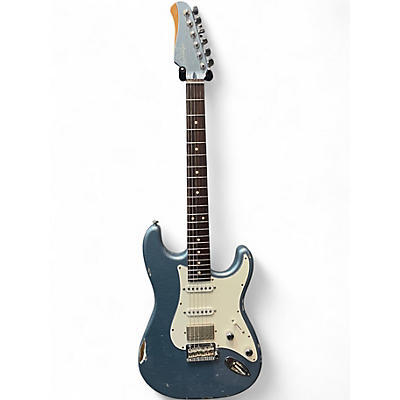 Used Suhr custom classic s antique Ice Blue Metallic Solid Body Electric Guitar