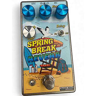 Used Summer School Electronics SPRING BREAK REVERB Effect Pedal