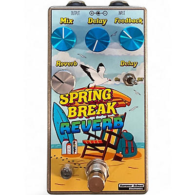 Used Summer School Electronics Spring Break Reverb Effect Pedal