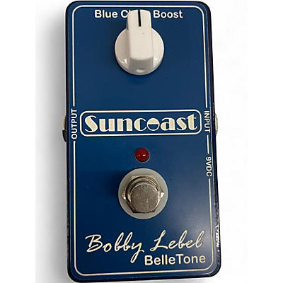 Used Suncoast Bobby Lebel BelleTone Blue Clean Boost Effect Pedal