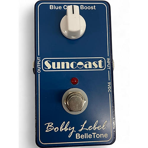 Used Suncoast Bobby Lebel BelleTone Blue Clean Boost Effect Pedal
