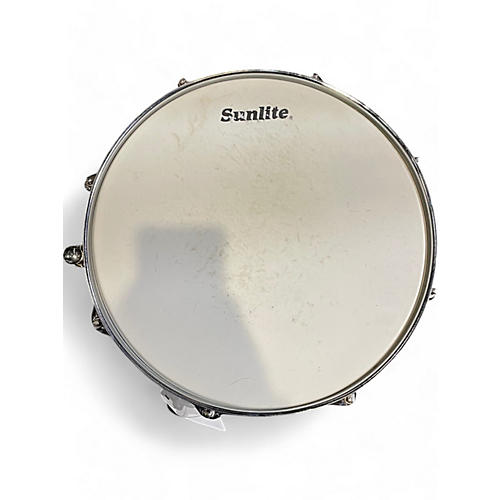 Used Sunlite 14in SNARE Silver Drum Silver 33