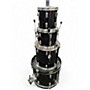 Used Sunlite 4 Piece 4 PIECE DRUM SET Black Drum Kit Black