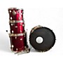 Used Sunlite 4 Piece 4-PIECE KIT Candy Apple Red Drum Kit Candy Apple Red