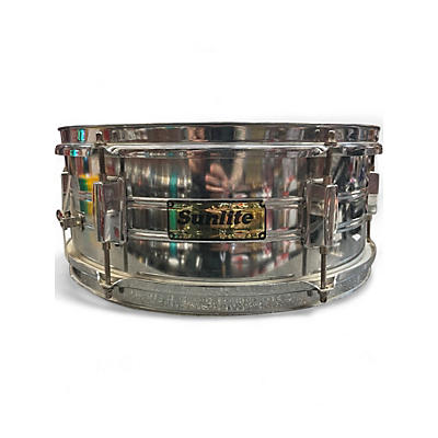 Used Sunlite 5.5X14 STEEL SNARE STEEL Drum