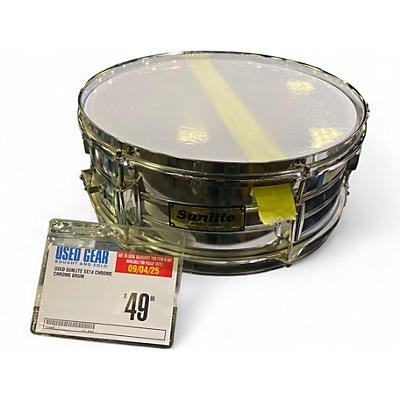 Used Sunlite 5X14 Chrome Chrome Drum