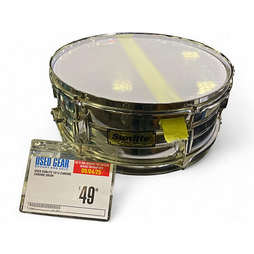 Used Sunlite 5X14 Chrome Chrome Drum