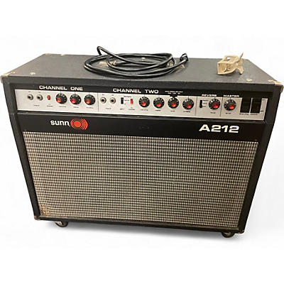 Used Sunn A212 Tube Guitar Combo Amp