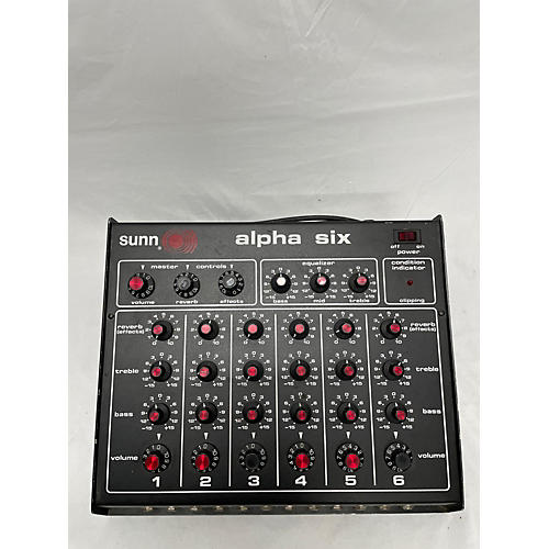 Sunn Used Sunn Alpha Six Powered Mixer