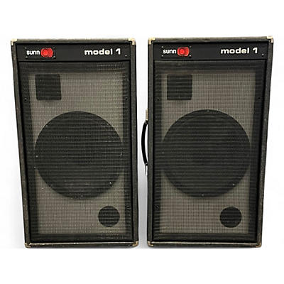 Used Sunn Model 1 Pair Unpowered Speaker