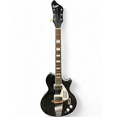 Used Supra 1575JB Black Holiday Black Hollow Body Electric Guitar