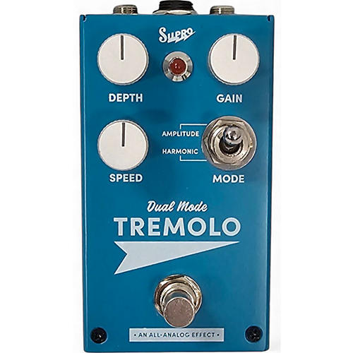 Supro Used Supro 1310 Analog Harmonic Tremolo Effect Pedal