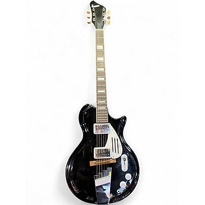 Used Supro 1575JB Black Holiday Black Solid Body Electric Guitar