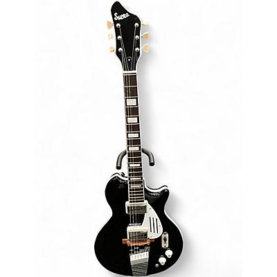 Used Supro 1575JB Black Holiday Black Solid Body Electric Guitar