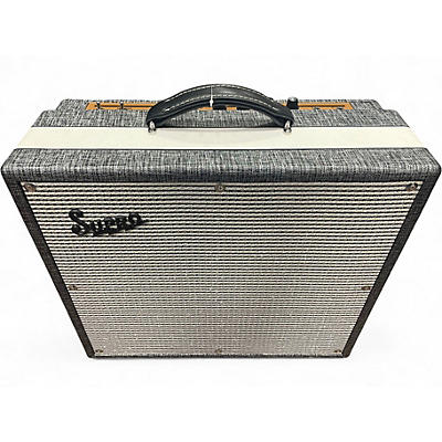 Used Supro 1695TJ Black Magick 25W 1x12 Black Solid Body Electric Guitar