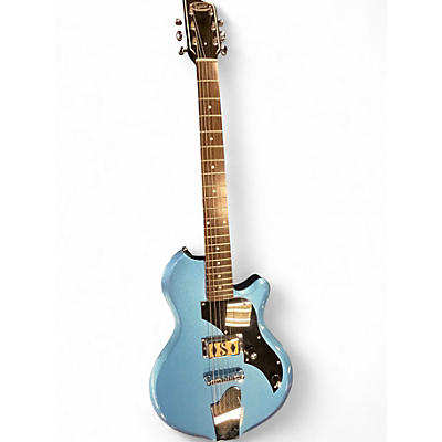 Used Supro 2020BM Blue Solid Body Electric Guitar