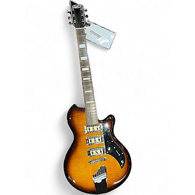 Used Supro 2030BM Hampton 2 Color Sunburst Solid Body Electric Guitar
