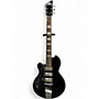 Used Supro 2030BM Hampton Black Solid Body Electric Guitar Black