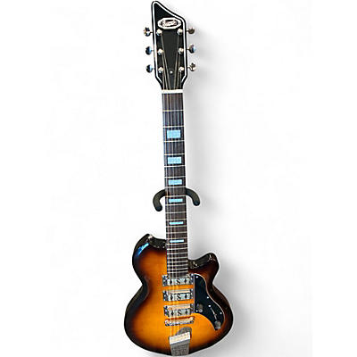 Used Supro 2030BM Hampton Tobacco Burst Solid Body Electric Guitar