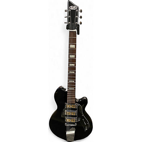 Used Supro 203JB Black Solid Body Electric Guitar Black