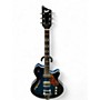 Used Supro 2052ABB7 Clermont With Bigsby Midnight Blueburst Hollow Body Electric Guitar Midnight Blueburst