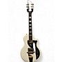 Used Supro 50's dual tone White Solid Body Electric Guitar White