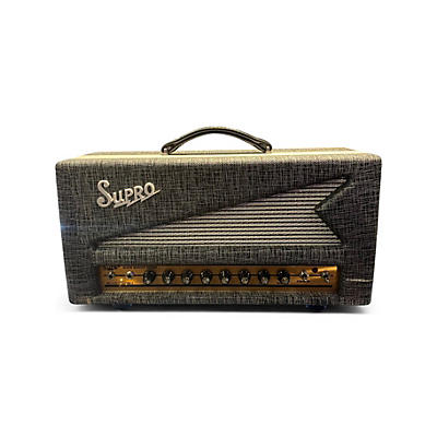 Used Supro Black Magick Head 1696RT Tube Guitar Amp Head