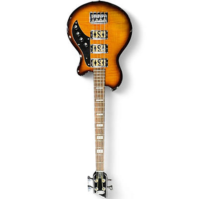 Used Supro Hungtington 3 Sunburst Electric Bass Guitar