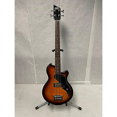 Supro Used Supro Huntington II Vintage Sunburst Electric Bass Guitar