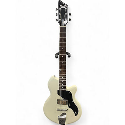 Used Supro ISLAND SERIES JAMESPORT WHITE Solid Body Electric Guitar