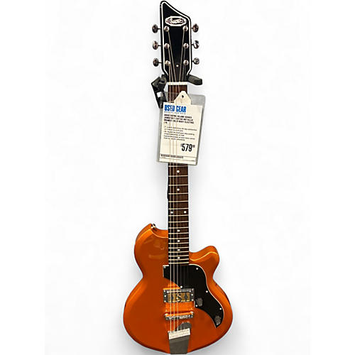 Used Supro Island series Jamsport Guitar Metallic Orange Solid Body Electric Guitar Metallic Orange