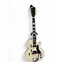 Used Supro Martinique White Hollow Body Electric Guitar White