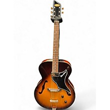 Used Supro Ranchero Sunburst Hollow Body Electric Guitar