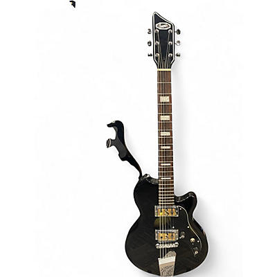 Used Supro Westbury Black Solid Body Electric Guitar