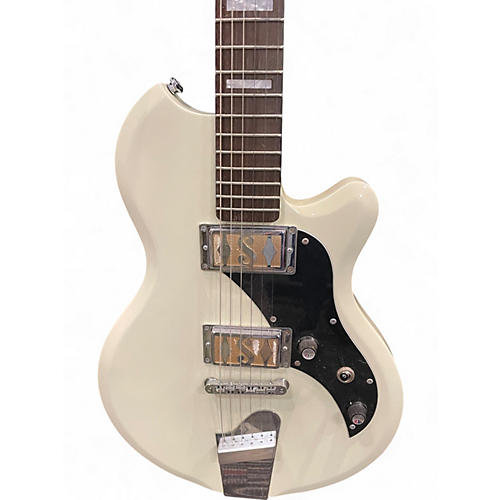 Used Supro Westbury White Solid Body Electric Guitar White