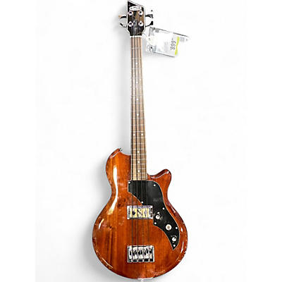 Used Supro huntington piezo Walnut Electric Bass Guitar