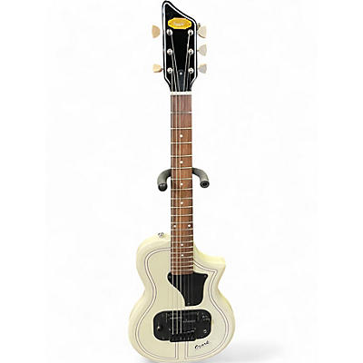 Used Supro ozark White Solid Body Electric Guitar